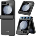 thumbnail image 1 of for Samsung Galaxy Z Flip 5 Case with Hinge Protection,[Built-in Screen Protector] Full Body Cover Hard PC Ultra-Thin Protector Cases for Galaxy Z Flip 5 Black, 1 of 14