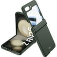 thumbnail image 1 of for Samsung Galaxy Z Flip 5 Case with Hinge Protection, Z Flip 5 Case Built in Back Screen Protector Slim Hard PC Scratch-Resistant Phone Case for Z Flip 5 Green, 1 of 11