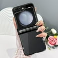 thumbnail image 1 of for Samsung Galaxy Z Flip 5 Case Plating Frame Electroplate Clear Luxury Elegant Case Camera Protector Soft TPU Shockproof Protective 3 PCS Anti-Skid Galaxy Z Flip 5 Case -Black, 1 of 12