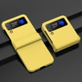 thumbnail image 1 of for Samsung Galaxy Z Flip 5 Phone Case, Frosted Skin-Friendly Ultra-thin Z Flip 5 Phone Case with Hinge Protection Wireless Charging PC Matte Case Cover for a Samsung Galaxy Z Flip 5, Yellow, 1 of 8