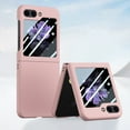 thumbnail image 1 of for Samsung Galaxy Z Flip 5 Phone Case, Luxury Ultra Slim Frosted Drop Protective Heavy Duty Shockproof Anti-falling Anti-fingerprint Case Cover for Samsung Galaxy Z Flip 5, Pink, 1 of 9
