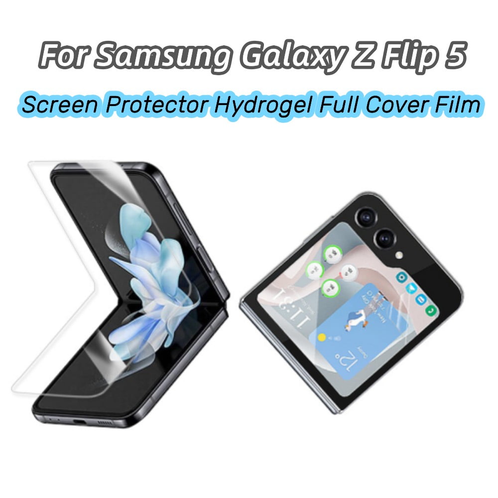 Samsung Galaxy Z Flip 5 Screen Protector Hydrogel Film Set Hd
