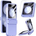 thumbnail image 1 of for Samsung Galaxy Z Flip 5 Slim Case, [Integrated Screen Protector] One-Piece Z Flip 5 Phone Case with Hinge Protection All-Inclusive Scratch-Resistant Z Flip 5 5g Phone Case Purple, 1 of 12