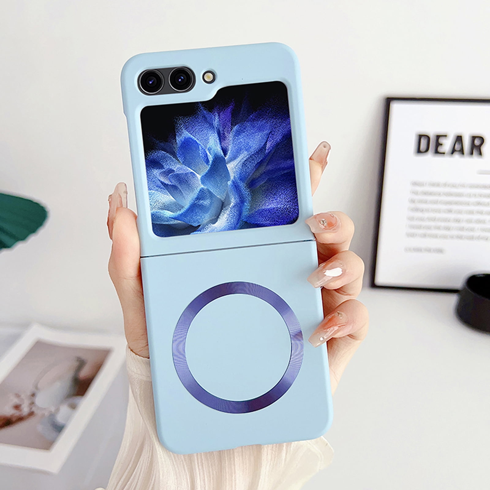 for Samsung Galaxy Z Flip 6 5G Case with Powerful Magnet, Phone