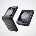 thumbnail image 1 of for Samsung Galaxy Z Flip 6 Case, Built-in Screen Protector & Hinge Protection, Slim Fit Military Shockproof Full Body Protective Hard PC Cover Case for Galaxy Z Flip 6, Black, 1 of 14