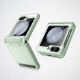 thumbnail image 1 of for Samsung Galaxy Z Flip 6 Case with Hidden Stand [Built-in Screen Protective Film] [Hinge Protection] Full-Body Rugged Shockproof Protective Phone Case for Samsung Galaxy Z Flip 6, Mint, 1 of 14