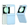 thumbnail image 1 of Samsung Galaxy Z Flip 6 Case with Hinge Protection, Liquid Silicone Protective Slim Cover Protective Body (PC) with Hinge Protector (TPU), Compatible with Samsung Galaxy Z Flip 6,Blue, 1 of 6