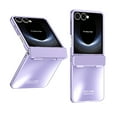 thumbnail image 1 of for Samsung Galaxy Z Flip 6 Case with Hinge Protection, Plating Ultra Slim Case Scratch-Resistant Hard PC Protective Shockproof Anti-Fingerprint Phone Cover for Samsung Galaxy Z Flip 6, Purple, 1 of 7