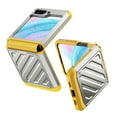 thumbnail image 1 of for Samsung Galaxy Z Flip 6 Case with Hinge Protection, Z Flip 6 Case Full Body Protection - Hard PC All-Inclusive Shockproof Case for Samsung Galaxy Z Flip 6 - Silver, 1 of 5