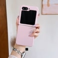 thumbnail image 1 of Samsung Galaxy Z Flip 6 Case Liquid Silicone, Slim Fit Premium Soft Silicone and PC Shockproof Phone Cover, Upgraded Camera Protection and Microfiber Lining Phone Case,Pink, 1 of 9