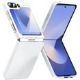 thumbnail image 1 of for Samsung Galaxy Z Flip 6 Case with Screen Protector, Slim-Thin Hard PC ZFlip6 Phone Cover,Anti-Scratches Shockproof Protective Cases for Samsung Galaxy Z Flip 6 5G, White, 1 of 8