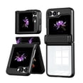 thumbnail image 1 of for Samsung Galaxy Z Flip 6 Case, Shockproof Rugged Samsung Galaxy Z Flip 6 Phone Case, Drop Protection Crystal Clear Back Case Clear for Samsung Galaxy Z Flip 6 5G, Black, 1 of 5
