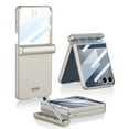 thumbnail image 1 of for Samsung Galaxy Z Flip 6 Case with Stylus Holder & Stylus, for Galaxy Z Flip 6 Case with Magnetic Hinge Protection & Tempered Glass Screen Protector, Drop Protective Anti-Scratch, Titaniumgray, 1 of 10