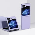 thumbnail image 1 of for Samsung Galaxy Z Flip 6 Matte Liquid Silicone Hard [Lightweight] [Shockproof] [Drop-Proof] [Anti-Scratch] Full Body Rugged Slim Fit Protective Phone Case for Samsung Galaxy Z Flip 6,Purple, 1 of 9