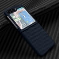 thumbnail image 1 of for Samsung Galaxy Z Flip 6 Phone Case,Slim Hard PC + Soft TPU Anti-Scratch Shock Absorption Carbon Fibre Durable Protective Case Wireless Charing Cover for Samsung Galaxy Z Flip 6, Blue, 1 of 10