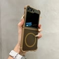 thumbnail image 1 of for Samsung Galaxy Z Flip 7 FE / Z Flip 6 Case, [Compatible with MagSafe] [Military-Grade Drop Tested] Translucent Magnetic Slim Protective Case Anti-Fingerprint Anti-Scratch, Desertgold, 1 of 7