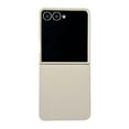 thumbnail image 1 of for Samsung Galaxy Z Flip 7 Matte Liquid Silicone Hard [Lightweight] [Shockproof] [Drop-Proof] [Anti-Scratch] Full Body Rugged Slim Fit Protective Phone Case for Samsung Galaxy Z Flip 7,Antiquewhite, 1 of 7