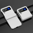 thumbnail image 1 of for Samsung Galaxy Z Flip 7 Phone Case, Frosted Skin-Friendly Ultra-thin Z Flip 7 Phone Case with Hinge Protection Wireless Charging PC Matte Case Cover for a Samsung Galaxy Z Flip 7, White, 1 of 8