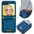 thumbnail image 1 of for Samsung Galaxy Z Flip5 Crossbody Wallet Case for Women, Bling Glitter PU Leather Phone Case with RFID Blocking Card Holder Cover for Samsung Galaxy Z Flip 5 SZ Blue, 1 of 9