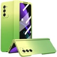 thumbnail image 1 of for Samsung Galaxy Z Fold 2 5G Case, with Glass Screen Protector & Hinge Protection Gradient Color Z Fold2 Phone Case Cover Women Men Hard Slim Thin for Galaxy Z Fold 2 Case (Green Green), 1 of 15