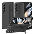 thumbnail image 1 of for Samsung Galaxy Z Fold 3 5G Case with S Pen Holder & Stylus, Z Fold 3 Hinge Protection Case with Kickstand Built in Screen Protector Full Body Protection Protective Case for Z Fold 3, Black, 1 of 7