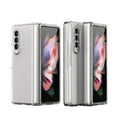 thumbnail image 1 of Samsung Galaxy Z Fold 3 5G Case with Tempered Glass Screen Protector, Dteck Ultra Thin Full Protection Cover Hard PC Anti-Scratch Shockproof Protective Phone Case for Samsung Galaxy Z Fold 3, Clear, 1 of 8