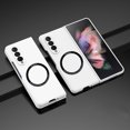 thumbnail image 1 of for Samsung Galaxy Z Fold 3 5G Matte Case, Compatible with MagSafe Shockproof Ultra Thin Hard PC Shockproof Folding Anti-Drop Wear-Resistant for Samsung Galaxy Z Fold 3, White, 1 of 10