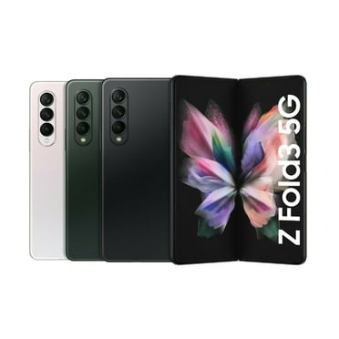 Open Box Samsung Galaxy Z Fold 3 5G SM-F926U1 256GB Black (US Model) - Factory Unlocked Cell Phone
