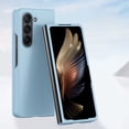thumbnail image 1 of for Samsung Galaxy Z Fold 3 Matte Liquid Silicone Hard [Lightweight] [Shockproof] [Drop-Proof] [Anti-Scratch] Full Body Rugged Slim Fit Protective Phone Case for Samsung Galaxy Z Fold 3,Skyblue, 1 of 8