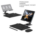 thumbnail image 1 of for Samsung Galaxy Z Fold 4 3 Stand and Keyboard Mouse, Portable Detachable Bluetooth Keyboard, Foldable Adjustable Tablet Stand Holder for Desk, with Wireless Mouse and Writing Pen, 1 of 10