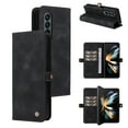 thumbnail image 1 of for Samsung Galaxy Z Fold 4 5G Case Wallet Case with Card Holder, Matte Slim Fit Premium PU Leather + PC Drop Protective Flip Phone Case Cover for Samsung Galaxy Z Fold 4 5G 2022 - Black, 1 of 6