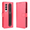 thumbnail image 1 of for Samsung Galaxy Z Fold 4 Case, Galaxy Z Fold 4 Wallet Case with S Pen Holder Card Holder Kickstand Magnetic PU Leather Flip Case Wallet for Samsung Galaxy Z Fold 4 5G, Red, 1 of 6