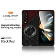 thumbnail image 1 of For Samsung Galaxy Z Fold 4 Case with Kickstand, Built-in 360° Magnetic Ring Holder for Women Men Slim Shockproof Protective Phone Case for Galaxy Z Fold 4,Heavy Duty,Blackred, 1 of 7