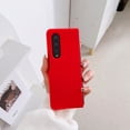 thumbnail image 1 of Samsung Galaxy Z Fold 4 Case Liquid Silicone, Slim Fit Premium Soft Silicone and PC Shockproof Phone Cover, Upgraded Camera Protection and Microfiber Lining Phone Case,Red, 1 of 10