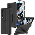 thumbnail image 1 of for Samsung Galaxy Z Fold 4 Case with Magnetic Hinge Protection & Front Screen Protector, All-inclusive Hard PC Shockproof Cover with Kickstand Camera Cover Phone Case for Z Fold 4 2022 - Black, 1 of 13