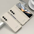 thumbnail image 1 of for Samsung Galaxy Z Fold 4 Case, with S Pen Holder & S Pen & Hinge Protection & Built-in Screen Protector Full Body Slim PC Protective Phone Case Cover for Samsung Galaxy Z Fold 4 2023 - White, 1 of 7