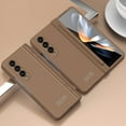 thumbnail image 1 of for Samsung Galaxy Z Fold 4 Case, with S Pen Holder & S Pen & Hinge Protection & Built-in Screen Protector Full Body Slim PC Protective Phone Case Cover for Samsung Galaxy Z Fold 4 2023 - Coffee, 1 of 7