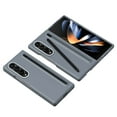thumbnail image 1 of For Samsung Galaxy Z Fold 4 Case with S Pen Holder & Slim Stylus,Full Coverage Screen Protector Shockproof Ultra Slim Thin Fit Rugged Phone Case for Samsung Galaxy Z Fold 4,Gray, 1 of 8