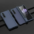 thumbnail image 1 of for Samsung Galaxy Z Fold 4 Case with S Pen Holder, Z Fold 4 5G Case with Hinge Protection [Front Built-in Screen Protector], Slim Hard PC Shockproof Phone Cover for Samsung Galaxy Z Fold 4 - Blue, 1 of 7