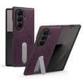 thumbnail image 1 of For Samsung Galaxy Z Fold 4 Magnetic Phone Case,Compatible with Mag-Safe,With 360°Rotatable Invisible Kickstand,Ultra Slim Anti-Scratch Anti-fall Shockproof Durable Phone Case,Purple, 1 of 7