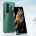 thumbnail image 1 of for Samsung Galaxy Z Fold 4 Matte Liquid Silicone Hard [Lightweight] [Shockproof] [Drop-Proof] [Anti-Scratch] Full Body Rugged Slim Fit Protective Phone Case for Samsung Galaxy Z Fold 4,Darkgreen, 1 of 8