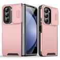 thumbnail image 1 of for Samsung Galaxy Z Fold 5 2-in-1 Phone Case, with Sliding Camera Lens Cover Military Grade Non-Slip Anti-fall Shockproof Heavy Duty Non-slip Protective Phone Case Cover,Pink, 1 of 9