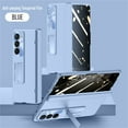 thumbnail image 1 of for Samsung Galaxy Z Fold 5 5G Case, Hinge Protection with Kickstand & Full Protective Built-in Anti Peeping Screen Protector Anti-Slip Shockproof Phone Case for Z Fold 5 2023, Anti Peeping Blue, 1 of 8
