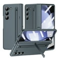 thumbnail image 1 of for Samsung Galaxy Z Fold 5 5G Case with S Pen Holder & Stylus, Z Fold 5 Hinge Protection Case with Kickstand Built in Screen Protector Full Body Protection Protective Case for Z Fold 5, Graygreen, 1 of 7