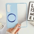 thumbnail image 1 of for Samsung Galaxy Z Fold 5 5G Matte Case, Compatible with MagSafe Shockproof Ultra Thin Hard PC Shookproof Folding Anti-Drop Wear-Resistant for Samsung Galaxy Z Fold 5, Skyblue, 1 of 5