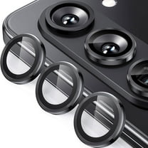 for Samsung Galaxy Z Fold 5 Camera Lens Protector, 9H Tempered Glass Camera Cover Screen Protector Metal Individual Ring for Samsung Galaxy Z Fold 5 5G 7.6 inch, Black
