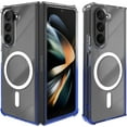 thumbnail image 1 of for Samsung Galaxy Z Fold 5 Case Crystal Gradient Clear Luxury Elegant Magnetic Case [Support for Magsafe] Camera Protector Soft TPU Shockproof Protective Galaxy Z Fold 5 Case -Blue Purple, 1 of 6