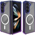 thumbnail image 1 of for Samsung Galaxy Z Fold 5 Case Crystal Gradient Clear Luxury Elegant Magnetic Case [Support for Magsafe] Camera Protector Soft TPU Shockproof Protective Galaxy Z Fold 5 Case -Blue Purple, 1 of 12