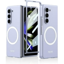 for Samsung Galaxy Z Fold 5 Case Full Body Cover Protection with Built-in Screen Protector, Compatible with MagSafe Slim Phone Case for Samsung Galaxy Z Fold 5, Blue