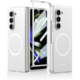 thumbnail image 1 of for Samsung Galaxy Z Fold 5 Case Full Body Cover Protection with Built-in Screen Protector, Compatible with MagSafe Slim Phone Case for Samsung Galaxy Z Fold 5, Silvery, 1 of 11
